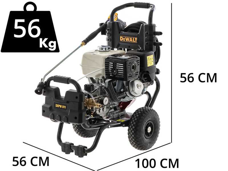DeWalt DXPW 011E Petrol Pressure Washer - Honda GX 390 Engine