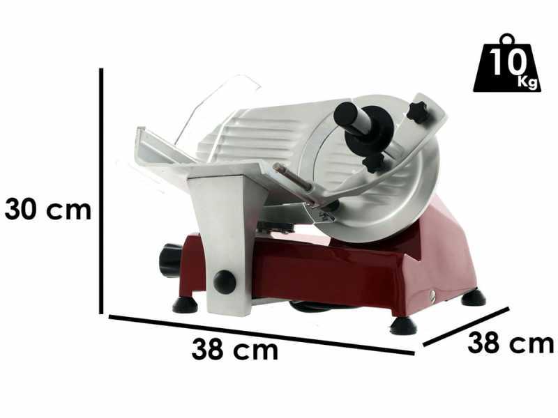 FAC F195 Red - Meat Slicer with 195 cm Blade - 132W