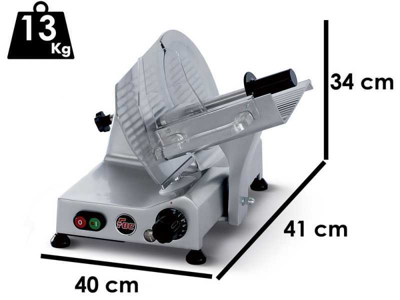 FAC S220 - Meat Slicer with 220 mm Blade - Easy-to-clean parts - 185W