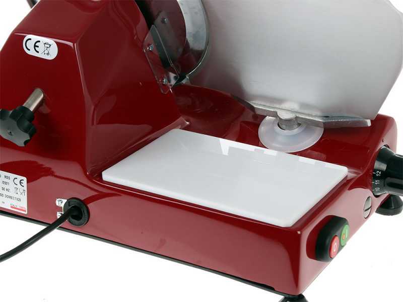 FAC S220 Red - Meat Slicer with 220 mm blade - Sharpener Included - 185W