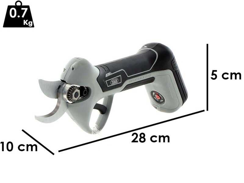 Volpi KV220 Electric Battery-powered Pruning Shears - With built-in battery 7.2V/4.0 ah