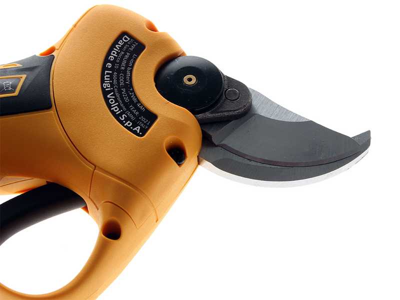 Volpi Predator PV220 Cordless Battery-powered Pruning Shears - With built-in battery 7.2V/4.0 ah