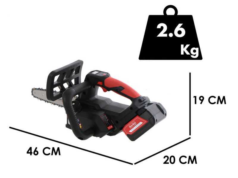 Blue Bird THCS 22-07 - 2 x 18V 5Ah Battery-powered Electric Chainsaw - 20 cm Blade