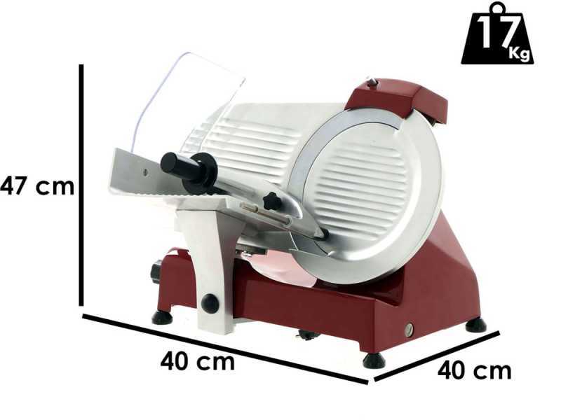 FAC F275E Red - Meat Slicer 275 mm , best deal on AgriEuro