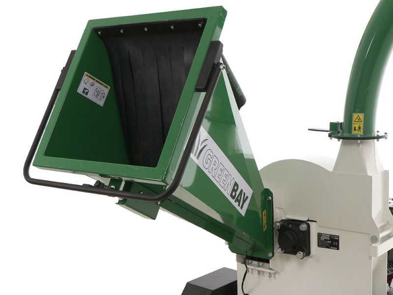 GreenBay GB-WDC 120 H - Professional Petrol wood chipper - 13 HP Honda GX390 engine