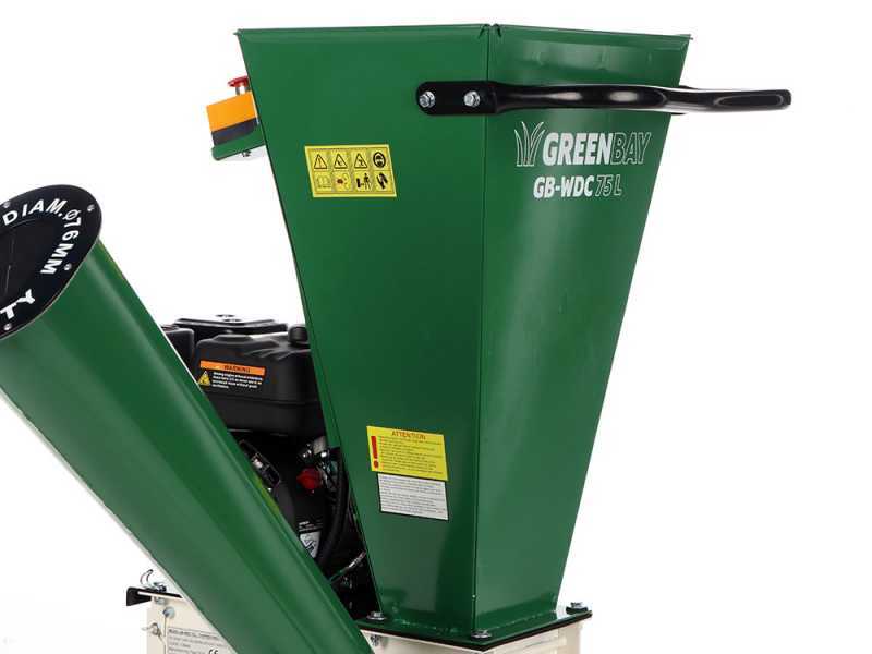 GreenBay GB-WDC 75 L - Petrol garden Shredder - Loncin Gasoline Engine