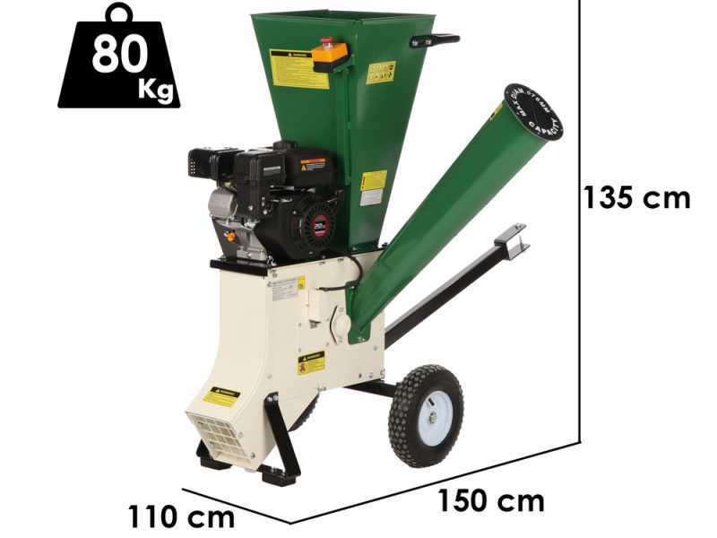GreenBay GB-WDC 75 L - Petrol garden Shredder - Loncin Gasoline Engine