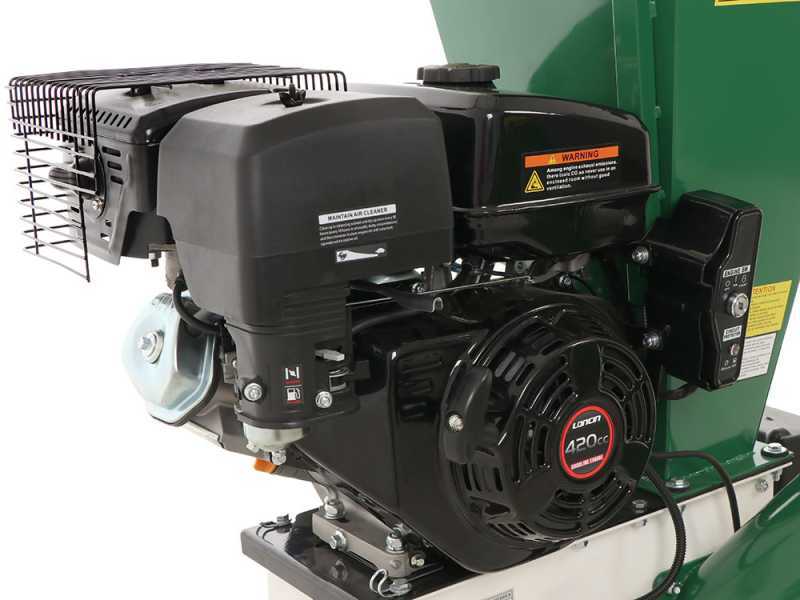 GreenBay GB-WDC 90 LE - Petrol garden shredder - Loncin 15 HP gasoline engine