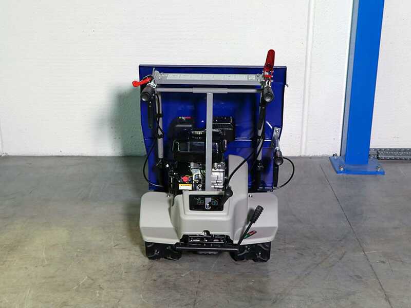 BullMach HELIOS 320 D Tracked Power Barrow - Manual dumper with 320 Kg Max load capacity