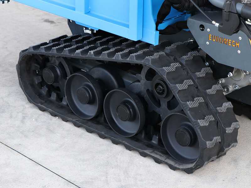 EuroMech EM400H-Agri Tracked Power Barrow - Extendable barrow with 400 Kg load capacity