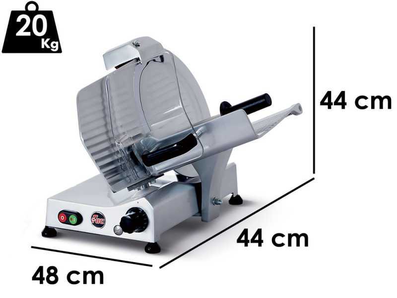 FAC F 300 R - Meat Slicer with 300 mm Blade - Fixed Sharpener