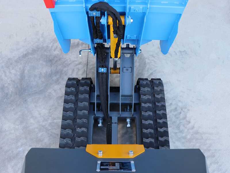 EuroMech EM500H-Dump Tracked Power Barrow - Hydraulic dumper 500 Kg