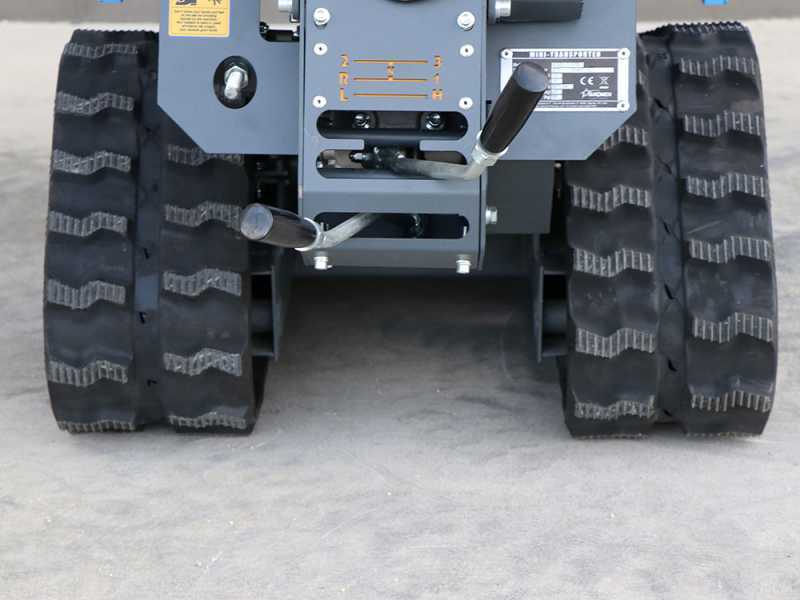 EuroMech EM400H-Dump Tracked Power Barrow - Dumper Barrow with 400 Kg load capacity