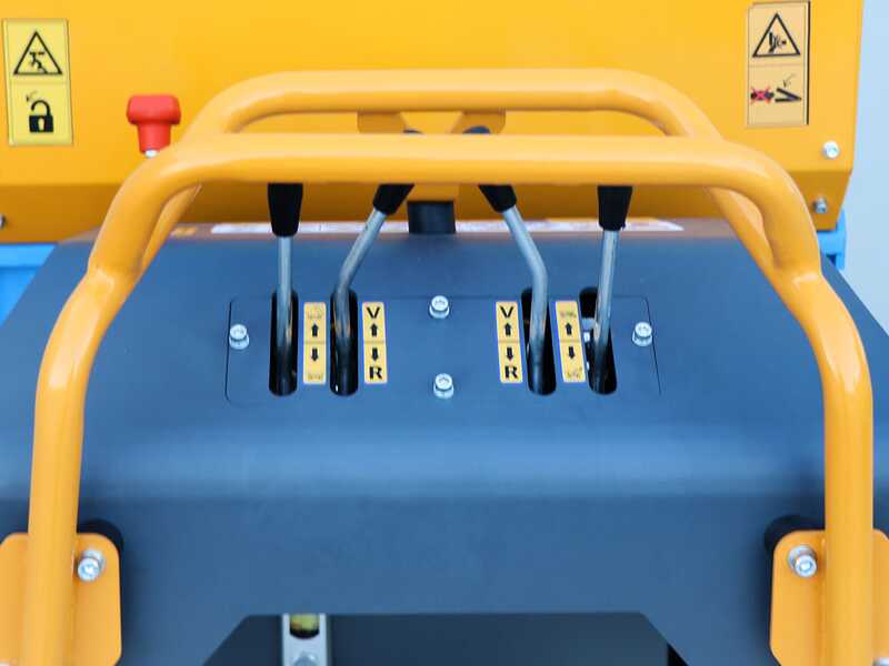 EuroMech EM500H-Dump &amp; Shovel Tracked Power Barrow - Hydraulic dumper with bucket 500 Kg