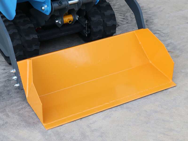 EuroMech EM500H-Dump &amp; Shovel Tracked Power Barrow - Hydraulic dumper with bucket 500 Kg