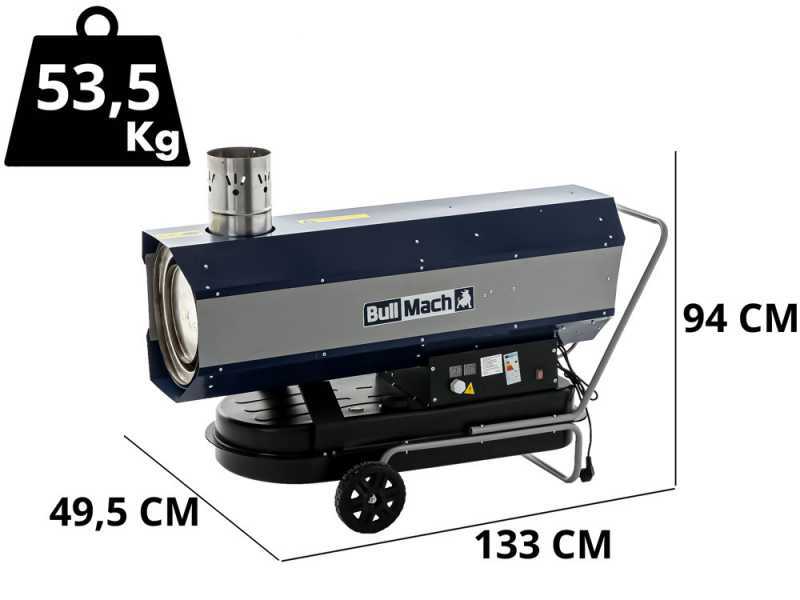 BullMach BM-IDH 50KW - Diesel Hot Air Generator - Indirect Combustion