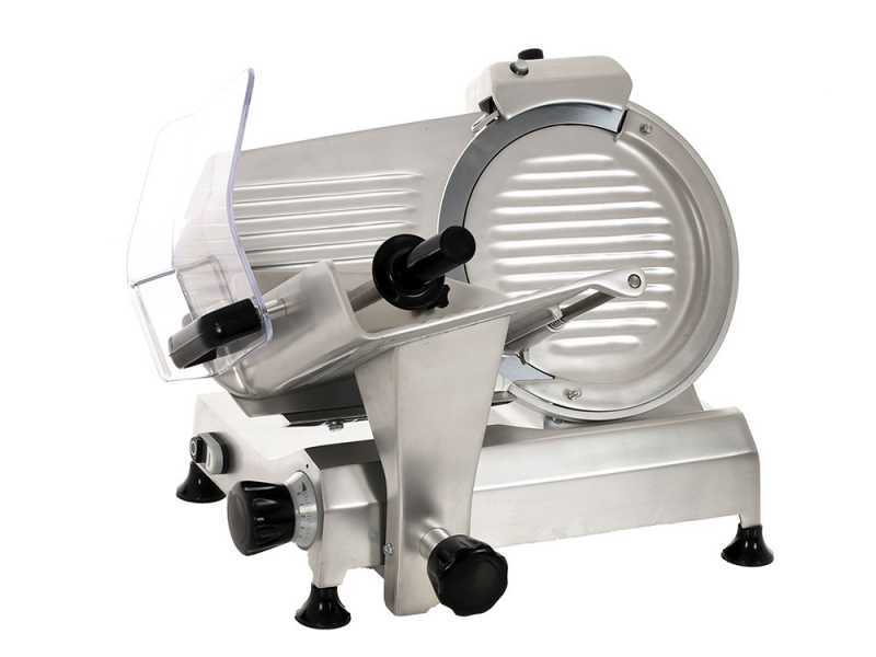 FAC F300E - Gravity Meat Slicer - CE Professional - Anodized Aluminium Alloy Body