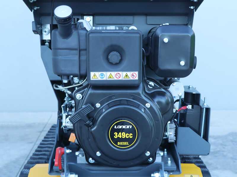 EuroMech EM500L-Dump Tracked Power Barrow - Hydraulic dumper 500 Kg