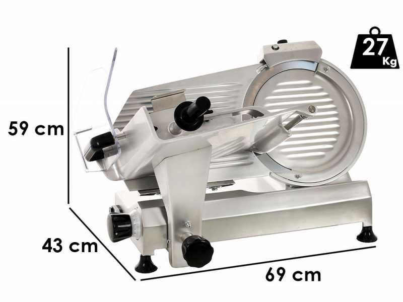 FAC F300CL - Gravity Meat Slicer - CE Professional - Anodized Aluminium Alloy Body