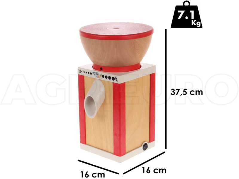 Komo KoMoMio Red - Beechwood Flour Stone Mill - 360W