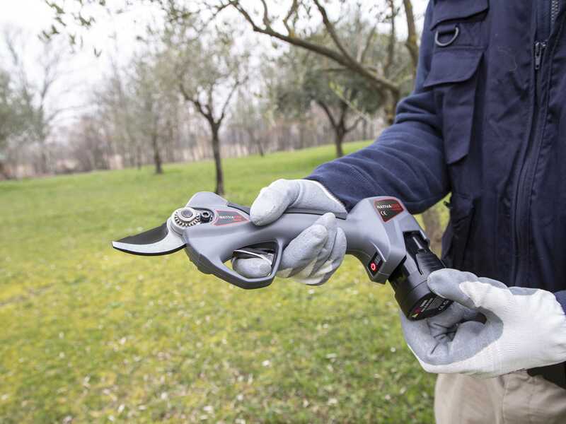 Ausonia Nativa Medium Cordless Pruning Shears - 2 x 16.8 V - 2.5Ah batteries included
