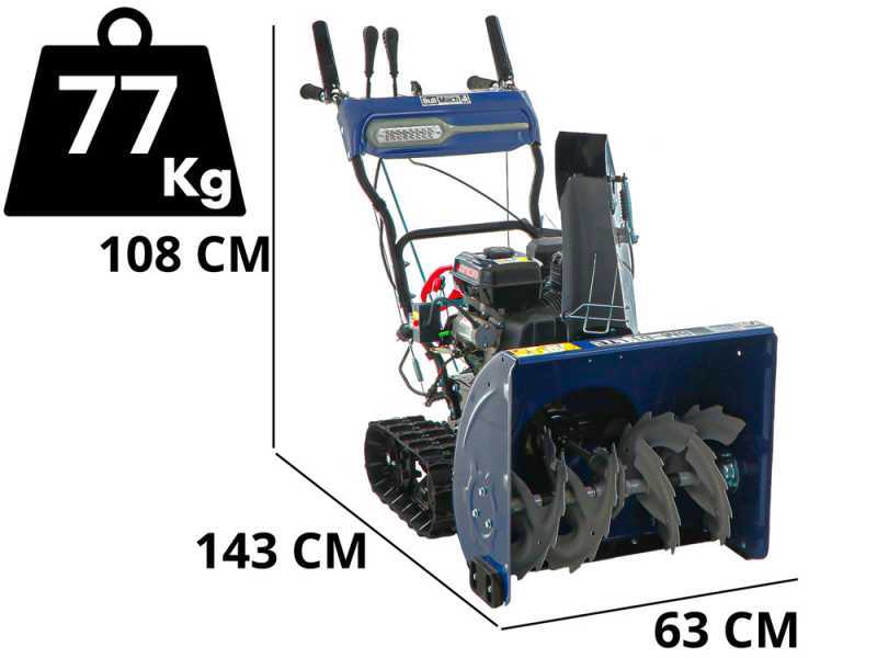 BullMach BM-61 LTE - Petrol Snowplough - Tracked - Loncin H200