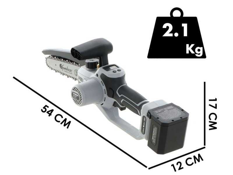Volpi KVS8000 Battery-powered Manual Pruner - 21.6V 4 Ah - 19 cm bar