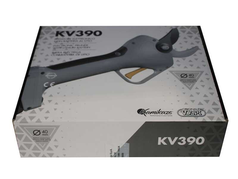 Volpi KV390 Battery-powered Pruning Shears - 2x 21.6V 2.5Ah Batteries