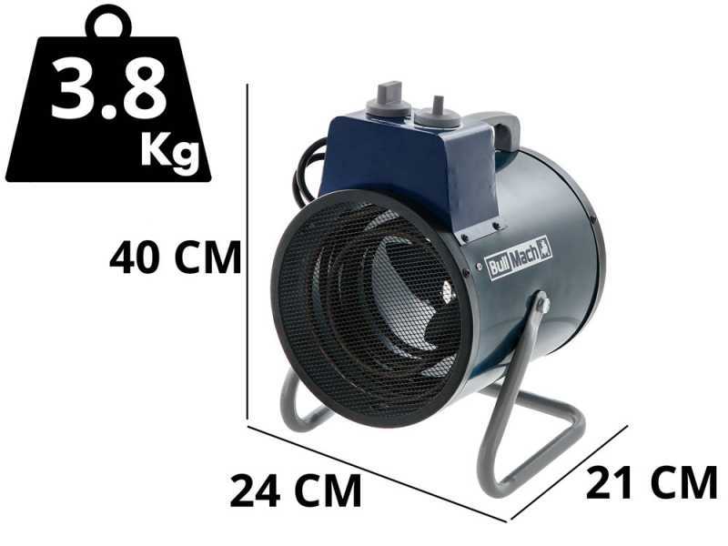 BullMach BM-EFH 3RS - Electric Hot Air Generator with Fan - 3 kW