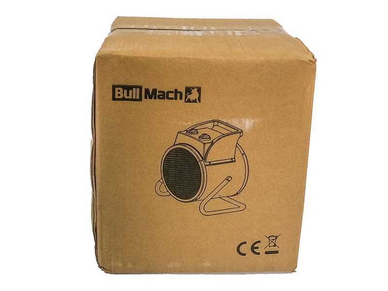 BullMach BM-EFH 3RS - Electric Hot Air Generator with Fan - 3 kW