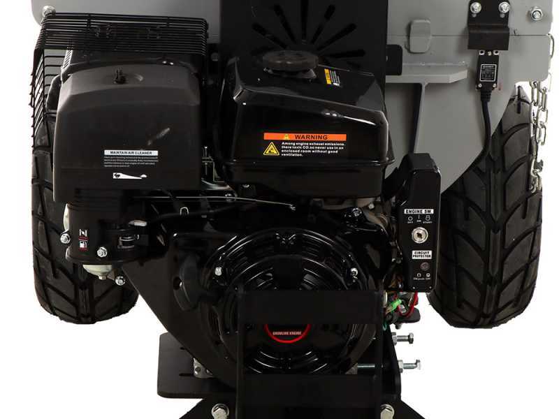 BullMach ZEUS 200 BH-LE - Towable petrol garden shredder - Loncin 420cc with electric start