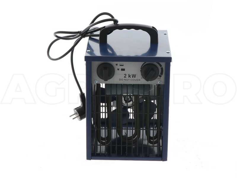 BullMach BM-EFH 2H - Single-phase Electric Hot Air Generator with Fan - 2 kW