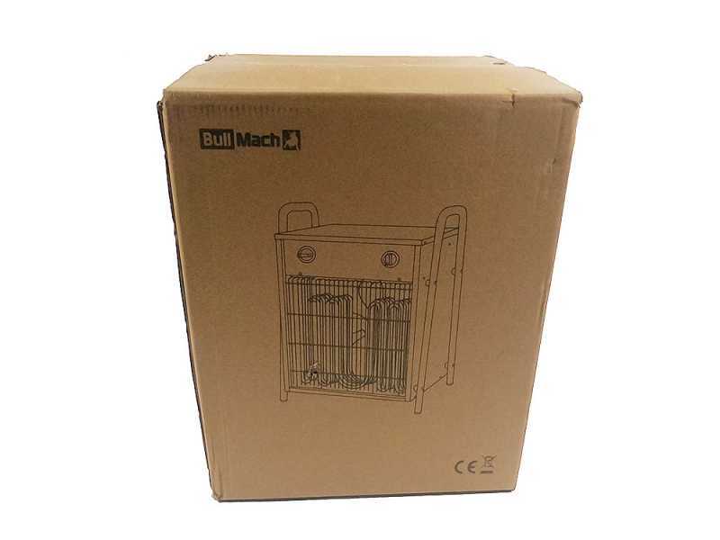 BullMach BM-EFH 3H - Single-phase Hot Air Generator with Fan - 3 kW