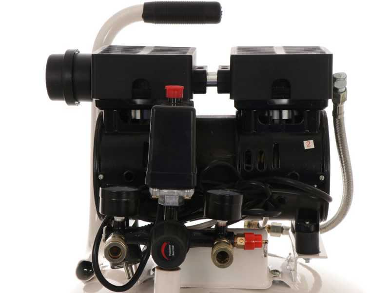 Blackstone V-SBC50-10 - Oilless Electric Silenced Air Compressor - 1 HP Motor - 50 L Vertical