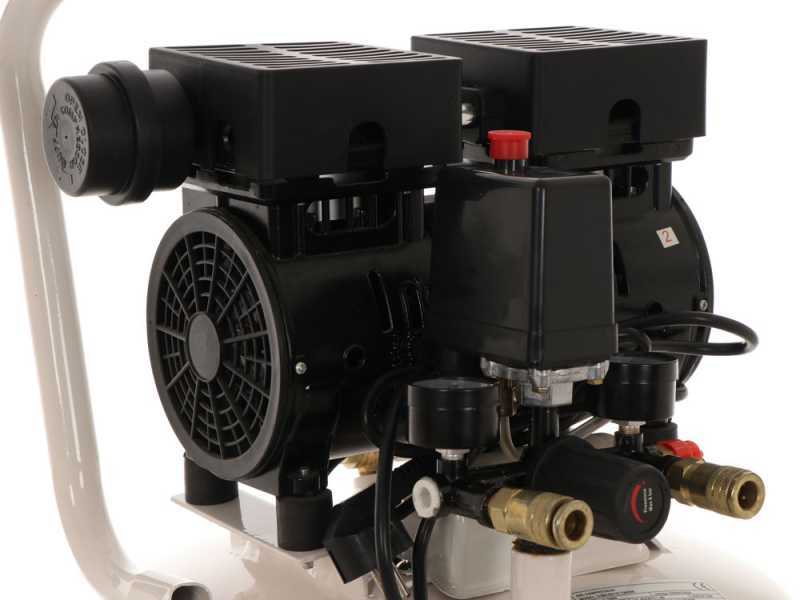 Blackstone V-SBC50-10 - Oilless Electric Silenced Air Compressor - 1 HP Motor - 50 L Vertical