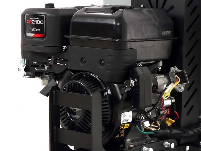 BullMach ZEUS 200 BH-BSE - Towable petrol garden shredder - B&amp;S XR2100 with electric start