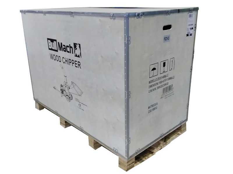 BullMach ZEUS 200 BH-BSE - Towable petrol garden shredder - B&amp;S XR2100 with electric start