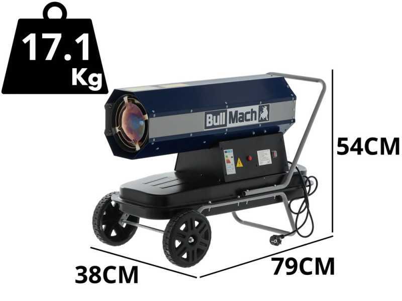BullMach BM-DDH 20 - Diesel Hot Air Generator - Direct Combustion - 20 kW