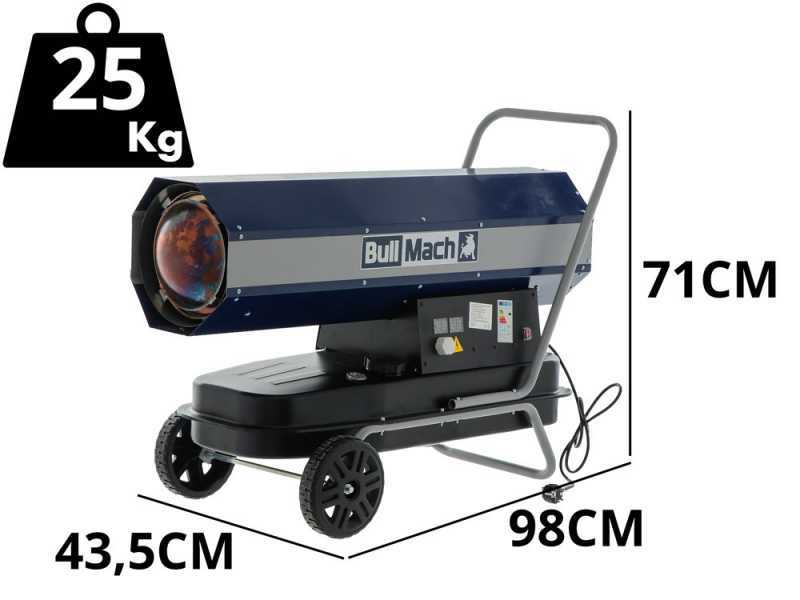 BullMach BM-DDH 60 - Diesel Hot Air Generator - Direct Combustion - Wheeled - 60 kW