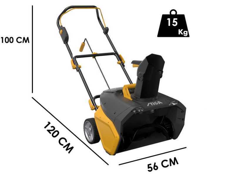 Stiga ST 700e - Battery-powered Snowplough - 48V 4Ah