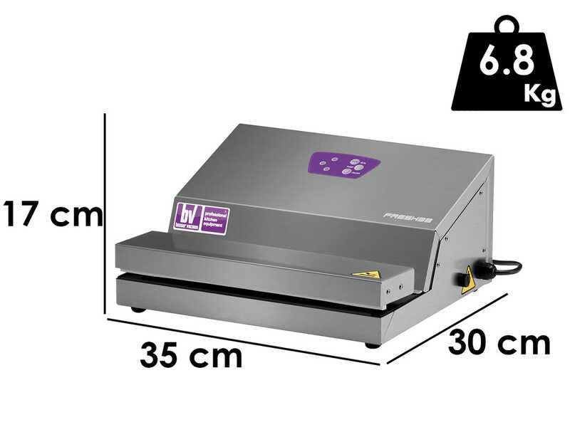 Besser Vacuum Fresh 33 - Stainless Steel Vacuum Sealer - 33cm Sealing Bar