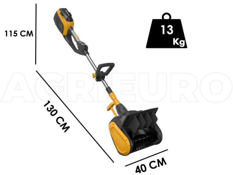 Stiga ST 300e - Battery Snowplough - WITHOUT BATTERIES AND CHARGERS