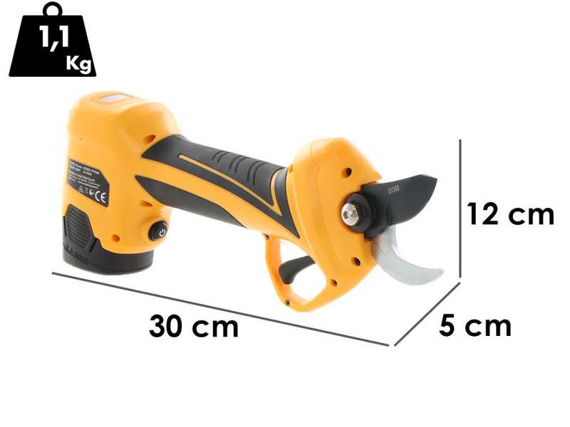 VOLPI predator PV360 - Electric Pruning Shears - 3x 14,4V 2,5Ah