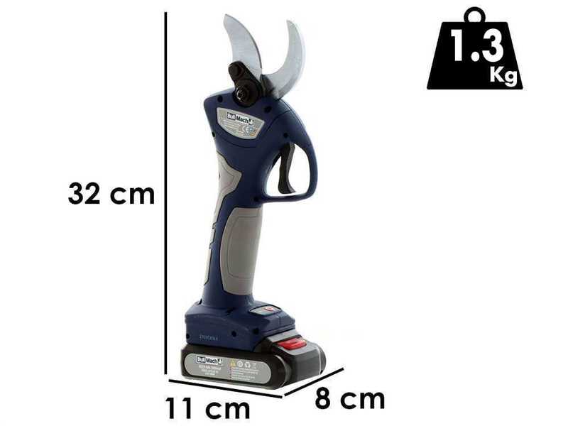 BullMach ARTEMIS 40 Electric Pruning Shears - 2 batteries 21 V 2 Ah