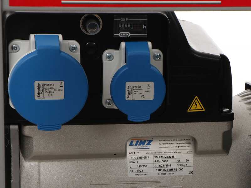 MOSA GE 7000 KBM AVR - 6.5 kW Petrol Power Generator with AVR - DC 5.4 kW Single-phase