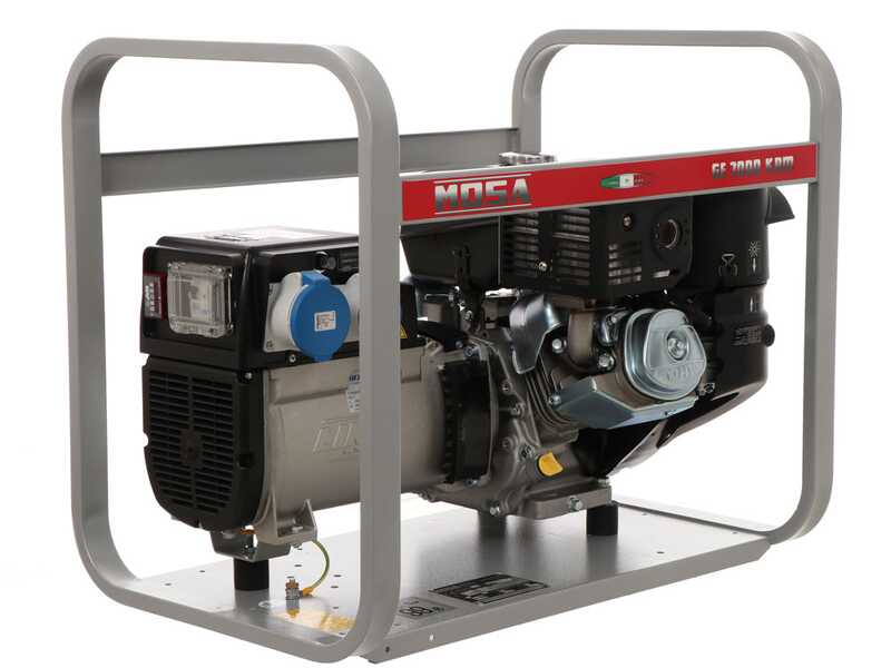 MOSA GE 7000 KBM AVR - 6.5 kW Petrol Power Generator with AVR - DC 5.4 kW Single-phase