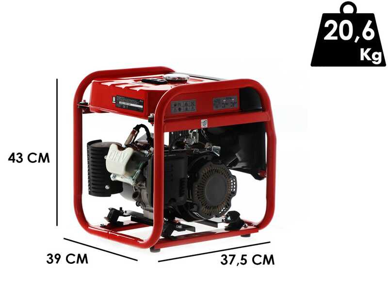 Einhell TC-IG 1100 - 1.4 kW Inverter Petrol Power Generator - DC 1.1 kW Single-phase