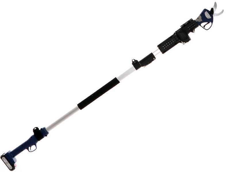BullMach ARTEMIS 40 Electric Pruning Shears - with 1.5-2.1 m extension pole - 40mm Cutting diameter