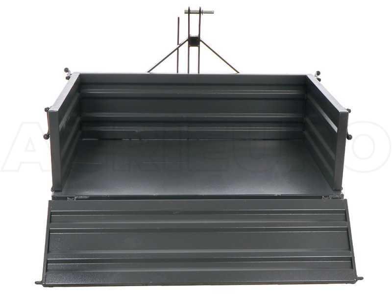 Transport Box for Tractor Blackstone B-TB 140 - Tipping transporter - 3 openable side panels