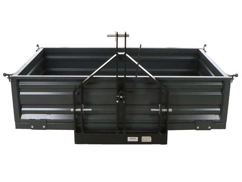 Transport Box for Tractor Blackstone B-TB 180 - Tipping transporter - 3 openable side panels
